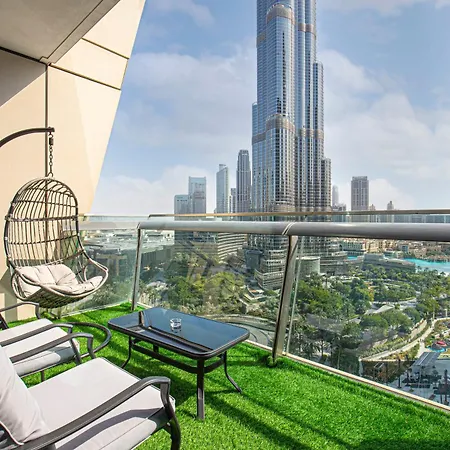 Magnificent 3 Bedroom Luxury Apartment With Burj Khalifa View Dubai Exterior photo