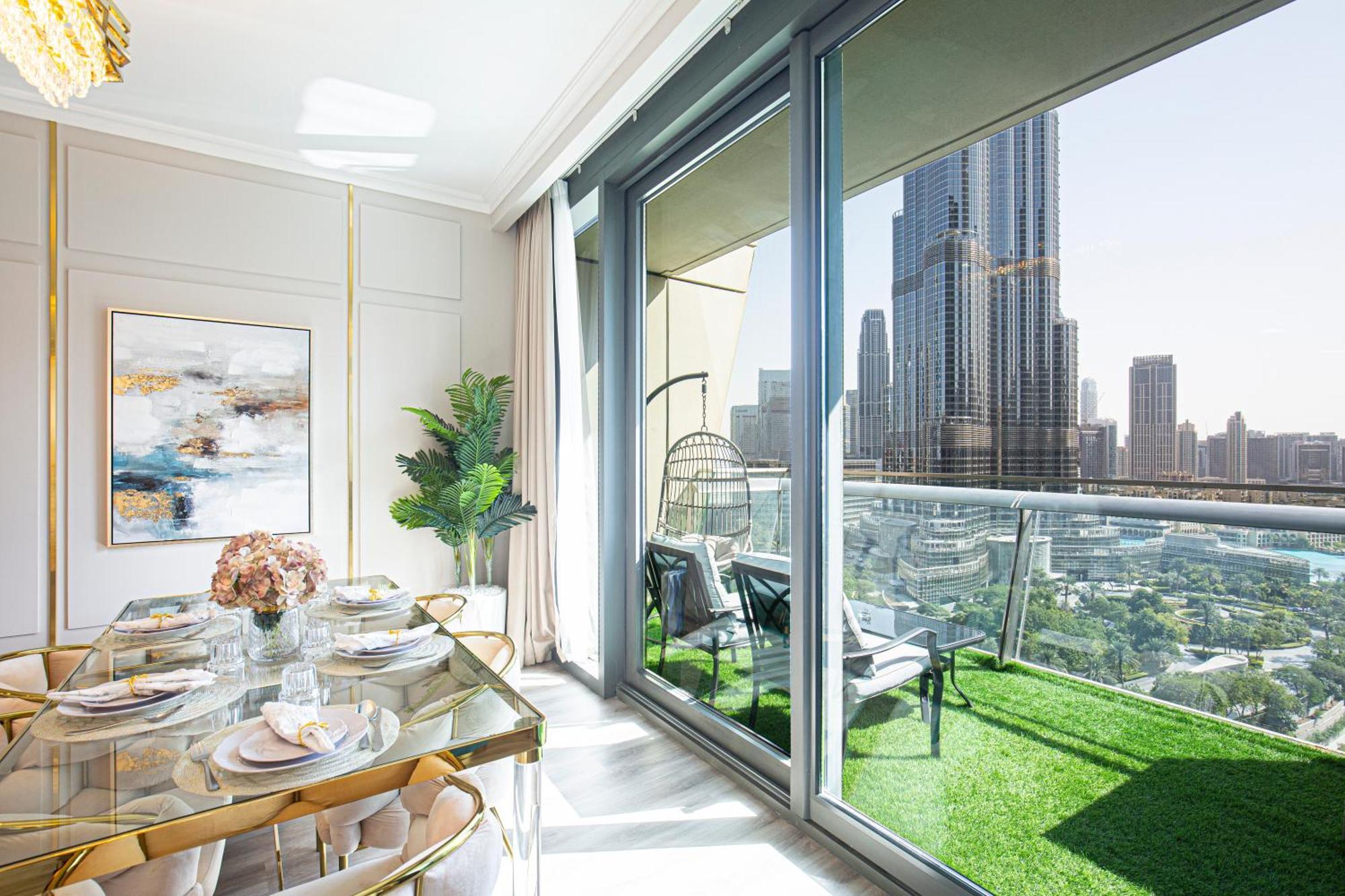 Apartment Magnificent 3 Bedroom Luxury With Burj Khalifa View Dubai